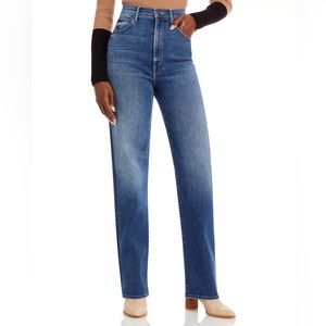 nwt mother high waisted tunnel vision sneak jeans size 29